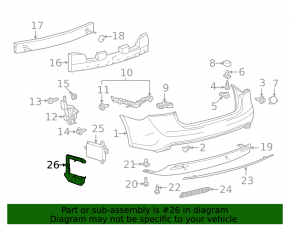 Кронштейн BLIND SPOT MONITOR правый Toyota Avalon 13-18