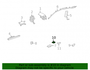 Computer Occupant Detection Toyota Highlander 08-13