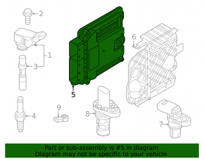 Блок ECU комп'ютер двигуна VW Taos 22-24