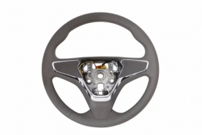 Руль голый Chevrolet Cruze 16-19 резина черный, без кнопок и лепестков
