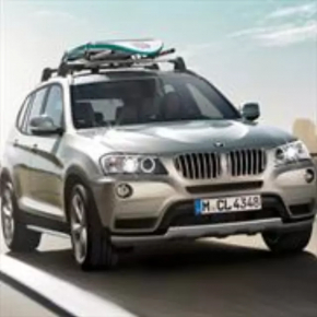 Рейлинг продольный правый BMW X3 F25 11-17 хром, царапины