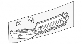 Бампер задний голый Chevrolet Equinox EV 24-26