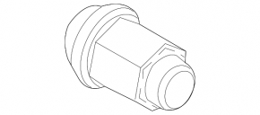 Гайка колесная d19 M12x1.5 Ford Explorer 11-19 тип 3