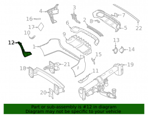 Кронштейн заднего бампера правый Mercedes X167 GLS 450 580 20-26 AMG pkg