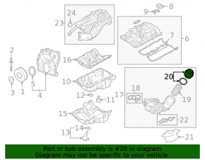 Корпус масляного фильтра BMW 2 F22 14-21 2.0T