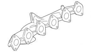 Колектор випускний BMW X5 F15 14-18 3.0D
