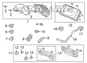 Кнопка ECON Honda CRV 17-19