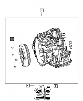 АКПП у зборі Jeep Compass 11-16 2.4 DAV FWD CVT 128к