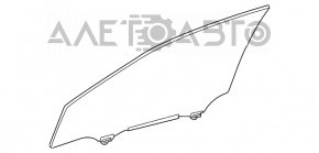 Стекло двери передней левой Lexus RX350 RX450h 16-22