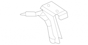 Гачок замка капота Mercedes W167 GLE 350 450 20-26