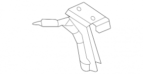 Крючок замка капота Mercedes W167 GLE 350 450 20-26