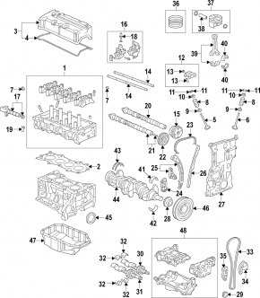 Колінвал Honda Accord 13-17 2.4