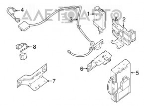 Telematics Control unit Module Nissan Leaf 11-15