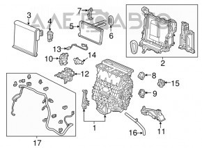 Радиатор отопителя печки Honda CRV 17-22