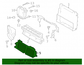 Жалюзи дефлектор радиатора Land Rover Range Rover Sport 13-22