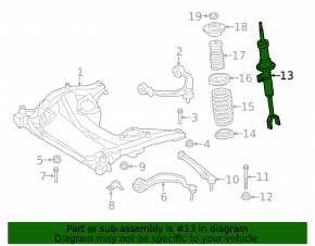 Амортизатор передний правый BMW 6 F06 F12 12-18