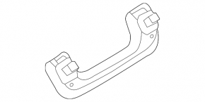 Ручка потолка передняя левая Audi A3 8V 15-16 4d серая