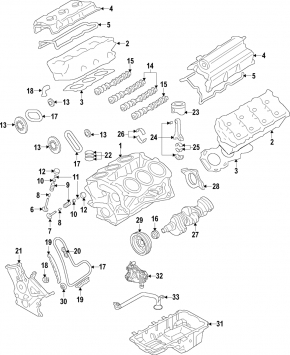 Шестерня распредвала выпуск Ford Explorer 16-19 3.5 T35PDED