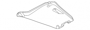 Защита днища задняя центральная Audi A6 C8 19-25