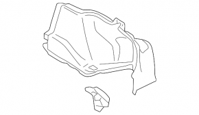 Обшивка арки правая Lexus GS300 GS350 GS430 06-11