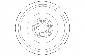 Запасне колесо докатка Mazda 3 19-26 R16 125/80 Mexico built