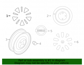 Комплект дисков R17 x 7J ET35 5*114,3 4шт Nissan Rogue 14-16