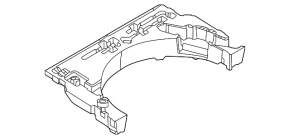 Пінопласт під інструмент Mazda CX-50 23-26 передній