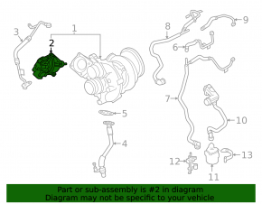 Актуатор турбины BMW X6 G06 20-26 4.4T N63