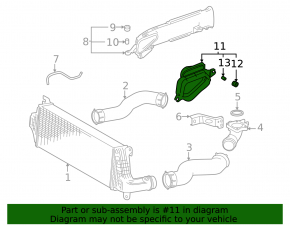 Воздуховод соединитель Toyota Land Cruiser 24-26