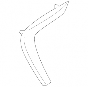 Накладка воздуховода на крыле левая BMW 4 F32/33/36 14-16