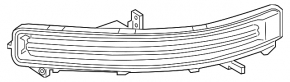 Поворотник правый Lincoln Nautilus 19-23