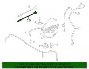 Лямбда-зонд второй Audi A4 B8 08-16 2.0T