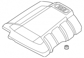 Накладка двигателя Audi A6 C8 19-21 2.0T, 2.0T MHEV