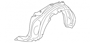 Підкрилок передній правий Mazda CX-7 06-09