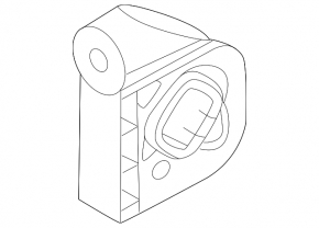 Подушка радіатора верхня права Kia Niro 23-26 гума + пластик
