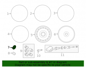 Ковпачок центральний колеса Land Rover Discovery Sport 17-25 сірий, R18
