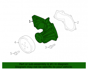 Помпа водяна Ford Fiesta 14-19 1.6т