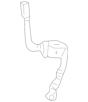 Шланг тормозной передний правый Honda Accord 13-17 hybrid