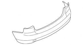 Бампер задній голий Mazda CX-7 06-09