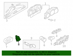 Кнопка открывания крышки багажника салон Mazda 3 14-18