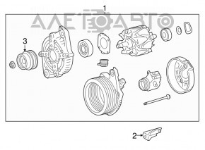 Генератор Lexus IS250 14-18