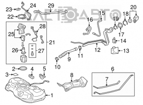 Топливный насос бензонасос Toyota Prius V 12-17 облом фишки