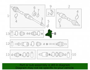 Кронштейн промежуточного вала Mazda CX-50 23-26 2.5T