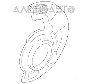 Кожух гальмівного диска передній правий Mazda6 03-08