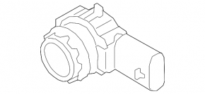 Парктроник переднего бампера Volvo C40 22-24