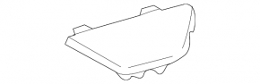 Накладка обшивки арки правая Lexus RX300 RX330 RX350 RX400h 04-08 беж