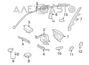 OCCUPANT DETECTION SENSOR MODULE Lexus ES350 07-12