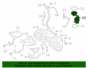 Топливный насос бензонасос Porsche Cayenne 19-26 2.9T, 3.0T