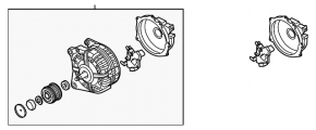 Генератор VW Golf 15-19 1.8T