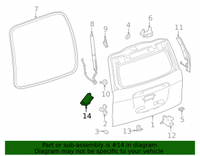 Блок управления дверью багажника Chevrolet Equinox EV 24-26